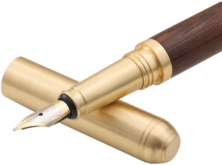 The Hemmingway | Handmade Wood and Brass Fountain Pen-13
