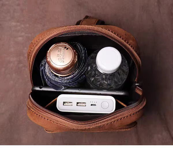 Erling Leather Sling Bag | Crossbody Leather Pack-3