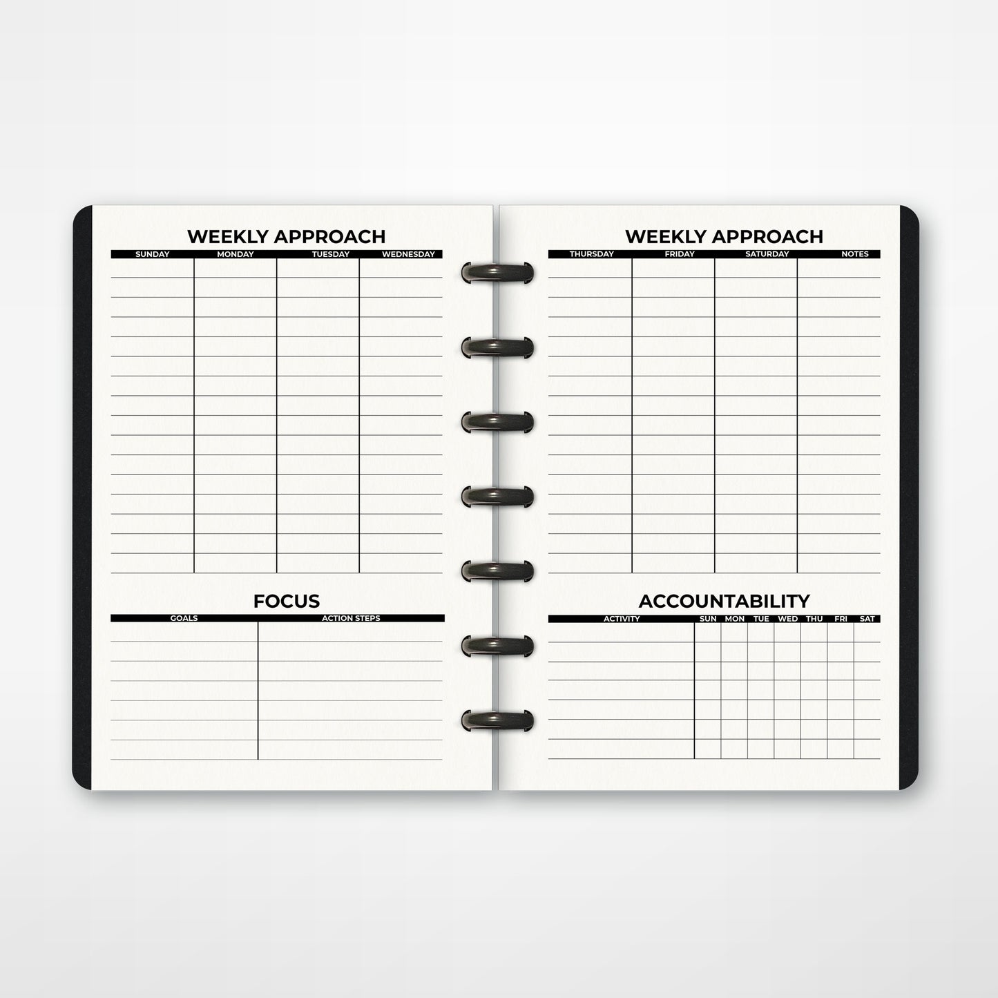 Trailhead 3-in-1 Disc-Bound Planner: Goal Setting, Life Planning & Daily Journaling