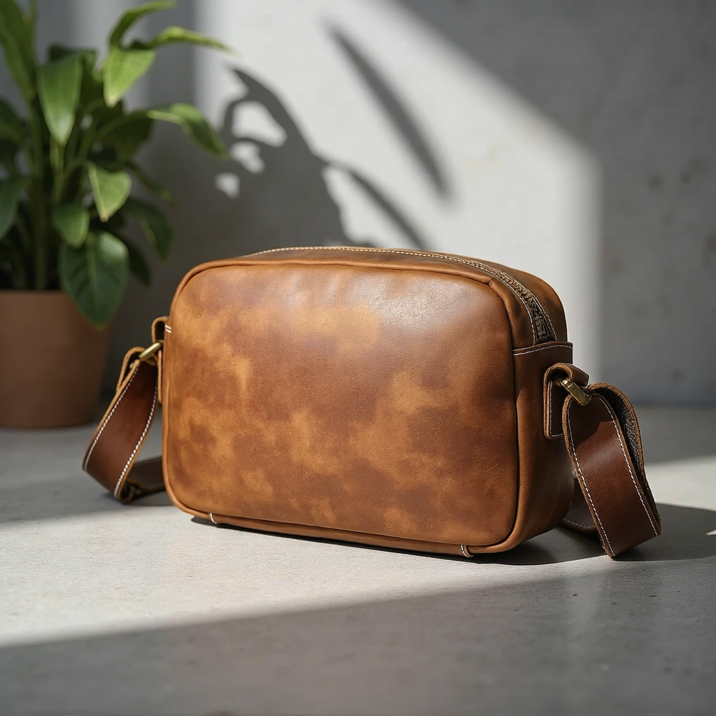 Soren Vintage Leather Crossbody Bag Sling | Versatile and Durable Leather Bag-1