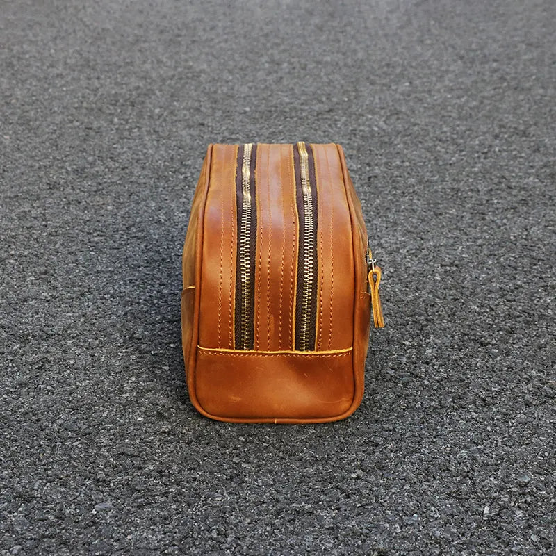 The Nomad Toiletry Bag | Genuine Leather Travel Toiletry Bag-4