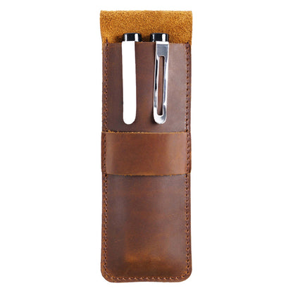 Paiman Leather Pen Holder | Handmade Leather Fountain Pen Pouch-2