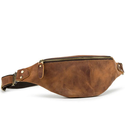 Wagner Leather Waist Bag | Full Grain Leather Fanny Pack-0
