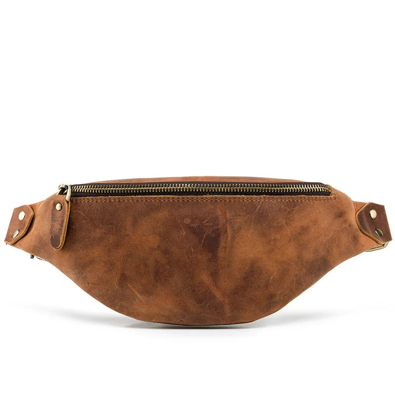 Wagner Leather Waist Bag | Full Grain Leather Fanny Pack-6