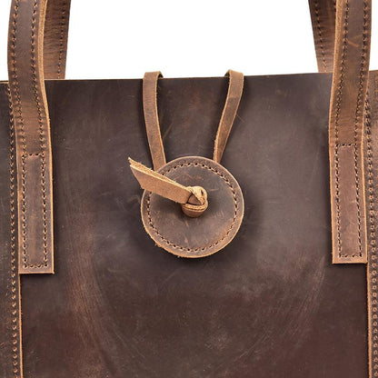 The Taavi Tote | Handcrafted Leather Tote Bag