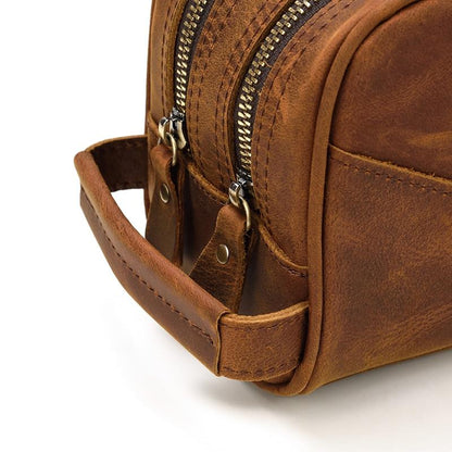 The Nomad Toiletry Bag | Genuine Leather Travel Toiletry Bag-6