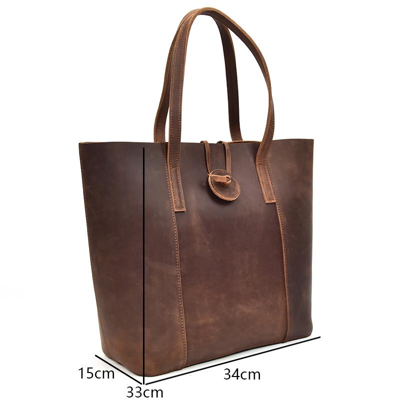 The Taavi Tote | Handcrafted Leather Tote Bag
