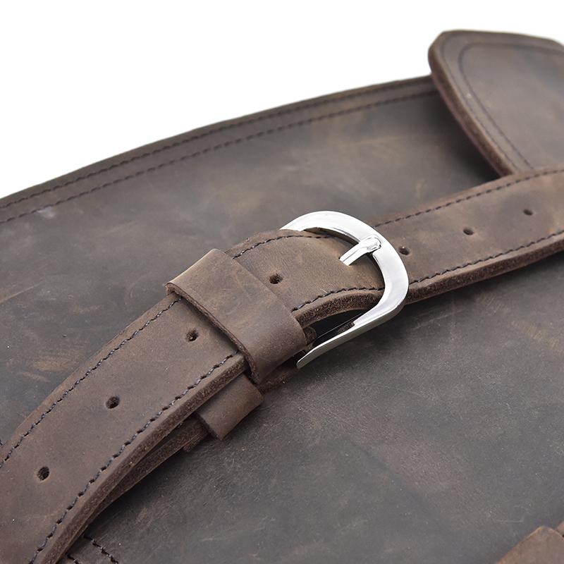 The Gustav Messenger Bag | Large Capacity Vintage Leather Messenger Bag