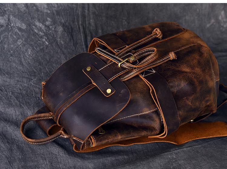 The Olaf Rucksack | Vintage Leather Travel Backpack